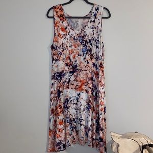 Ana Floral Fit and Flare Jersey Dress